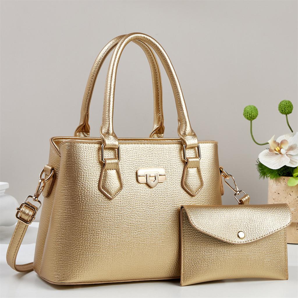 Stylish Womens Tote Bag Made Of Pu With Zipper Compartments For Casual Daywear