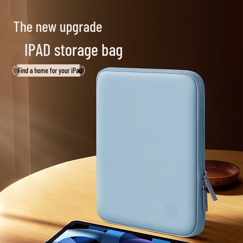 Wasserdichte Leder-Handtasche für Tablet & Laptop – Herren- & Damen-Sturzschutz, tragbare iPad-Aufbewahrung