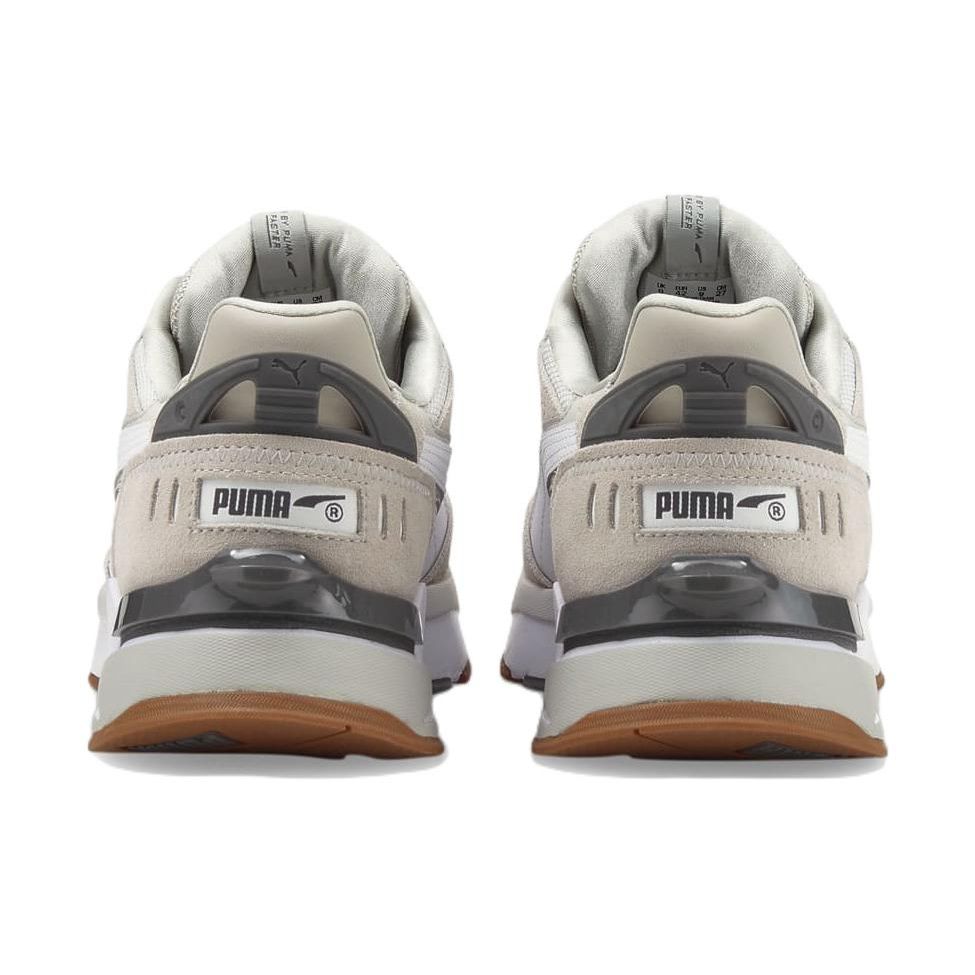 Puma Mirage Sport Fabric Earth Tones Retro Comfortable Low-Top Lifestyle Sneakers Unisex sneakers Gray White 387275-01