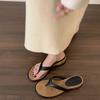 Bohemia Style Summer Women Wedges Heel Slippers Outdoor Clip Toe Slide Ladies Casual Beach Vacation Flip Flop