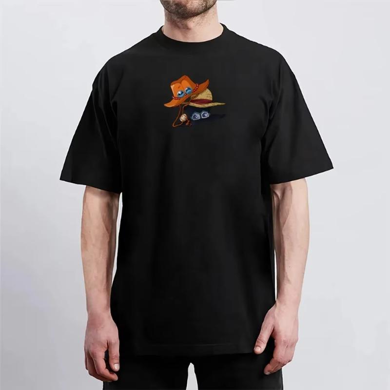 Anime printed short sleeved T-shirt for men and women