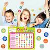Children's behavior reward charts, English cartoons, praise stickers, tear-off pages, magnetic children's self-discipline sheets