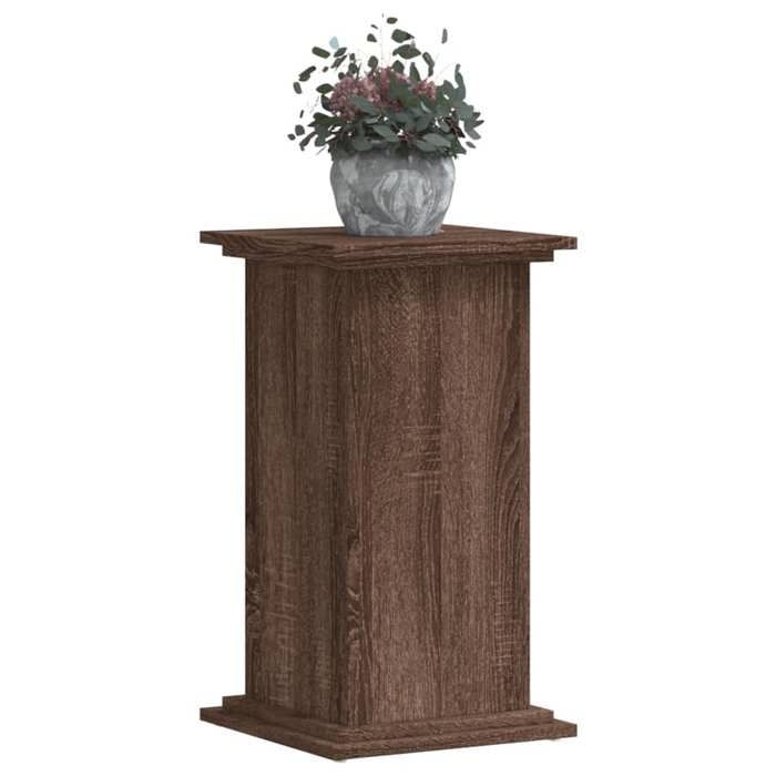 VidaXL Plant Stand Brown Oak 33x33x60 Cm Engineered Wood 852966