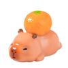 Miniature Capybara Figurines Set of 7 Tiny Resins Animals Statues for New Year or Birthday Decoration Attracting Wealth