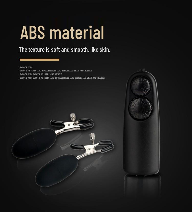 Erotic Nipple and Vaginal Vibrating Clamps - Couples' Intimate Fun and Training Toy