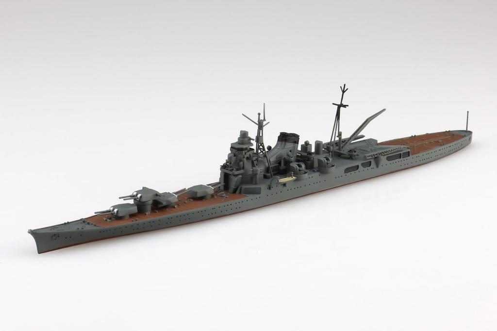 Aoshima Bunka Kyozai Waterline Series 332 Japanese Navy Heavy Cruiser Chikuma Plastic Model (AOSHIMA) 1/700 No. (Ship)
