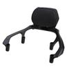 Motorcycle Passenger Low Backrest Bar with Back Rest Pad Docking Hardware Kits Detachable Rear Back