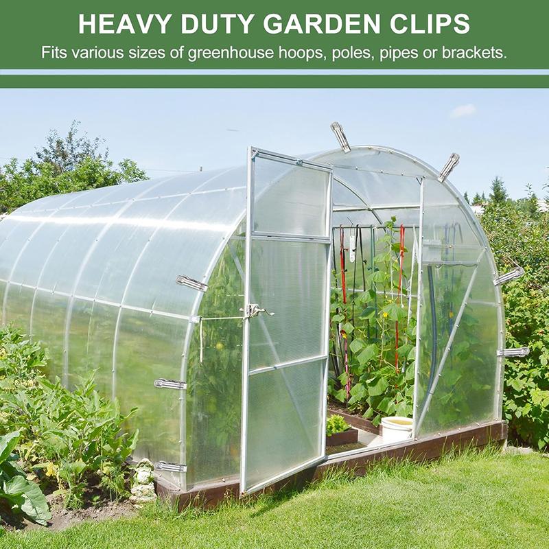 20Pcs Stainless Steel Laundry Clip Pool Beach Towel Clips Clothes Pins Garden Plant Grafting Clips Clothing Quilts Clamps