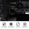 Air Conditioner Audio Volume Switch Knob Trim For Ford F150 2021-2024 Black 4pcs