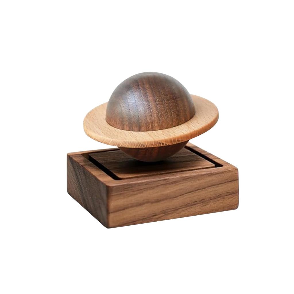Black Walnut Planet Diffuser Wood Car Desktop Home Aromatherapy  Oil Wooden Diffuser Ornaments