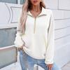 Women's Fashionable Long-sleeved Casual Zipper Jacket Hoodie Top