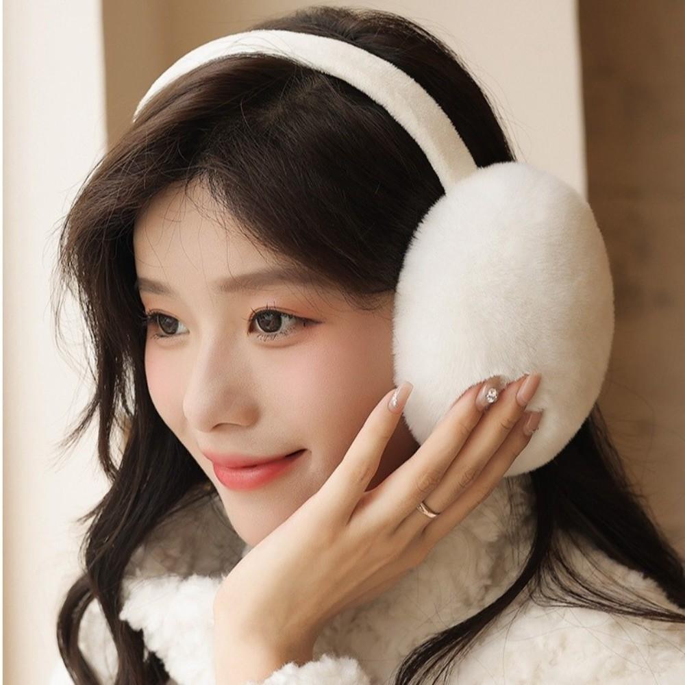 Folding Winter Earmuffs Warm Ear Warmer Fashion Plush Earmuffs Outdoor