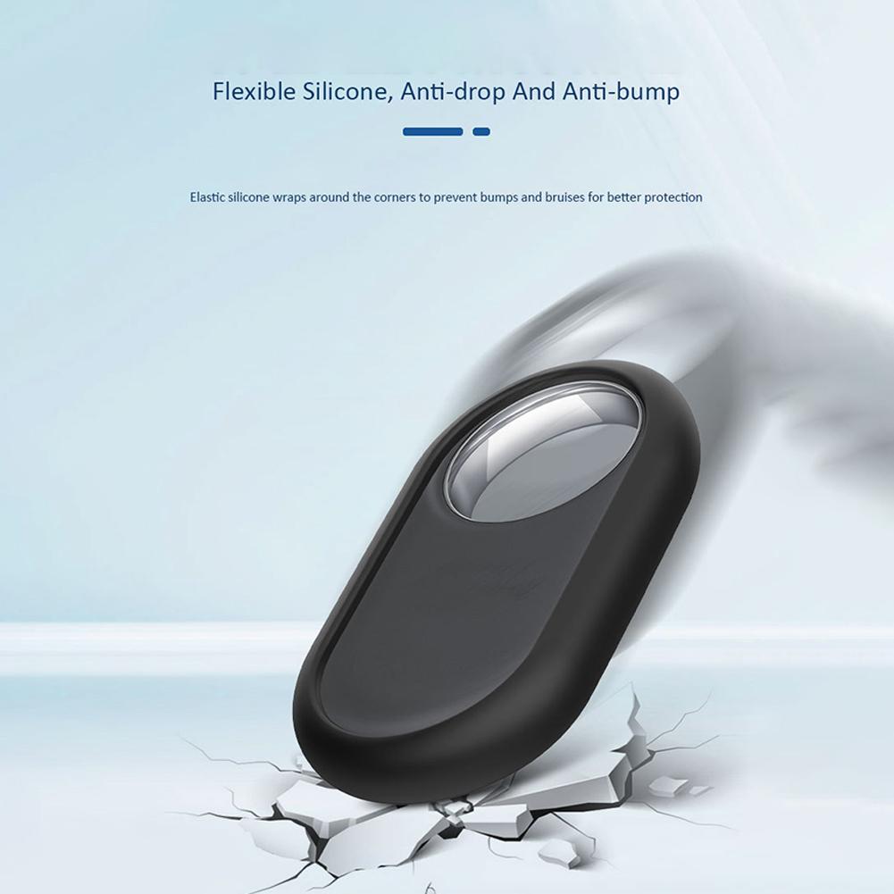 Soft Silicone Protective Case For Samsung Galaxy SmartTag 2 Locator Tracker Case Keychain Anti-lost Cover Sleeve For Pet Supply
