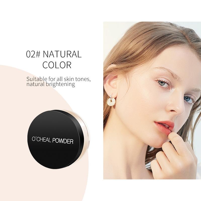 

O CHEAL Рассыпчатая пудра, увлажняющая, матовая, для контроля жирности, долговечная фиксирующая пудра, освежающая маскирующая пудра 15g