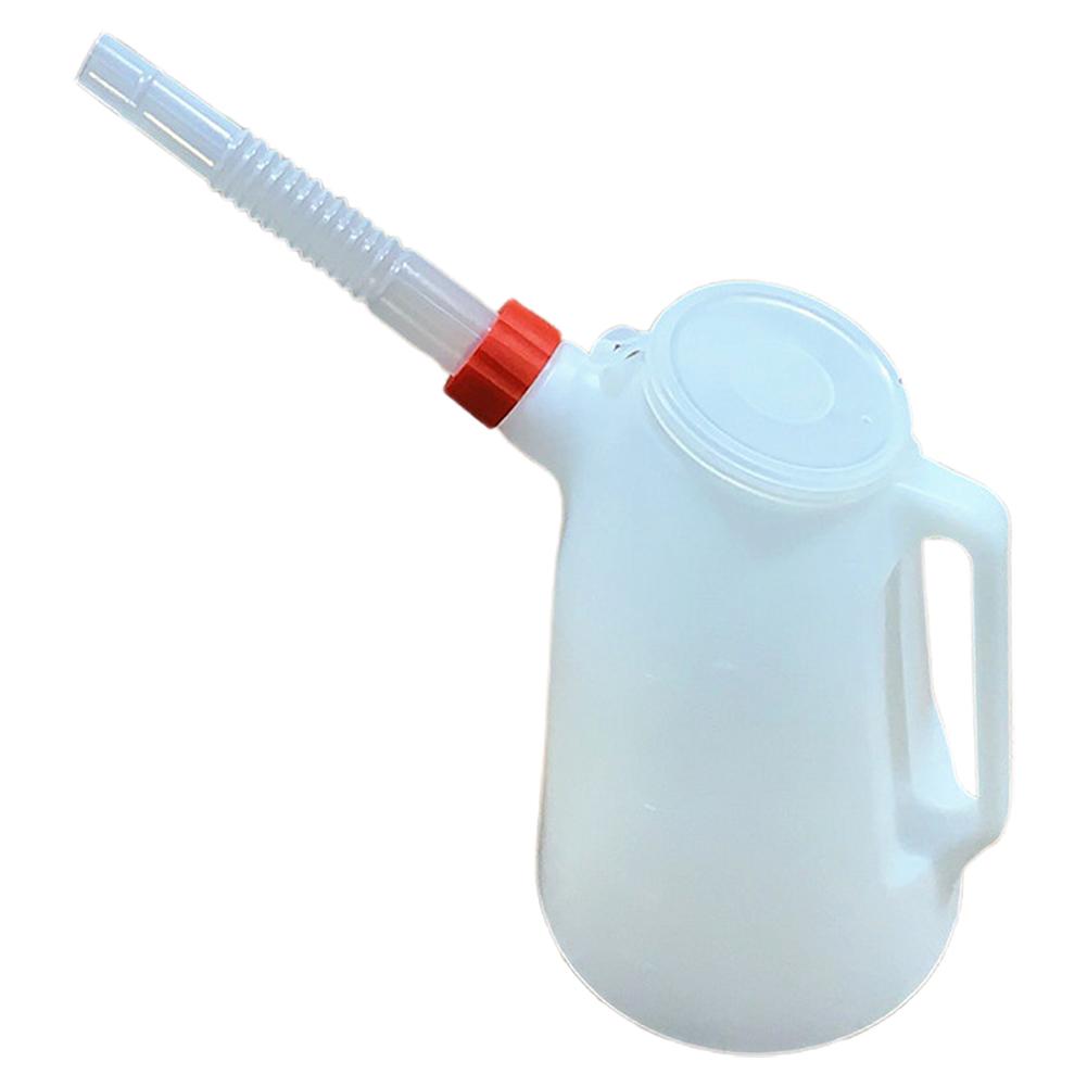 1.2/2/3/4/5L Oil Measuring Jug With Flexible Spout Oil For Automotive,Boat&Motorcycle Can Plast J0C8