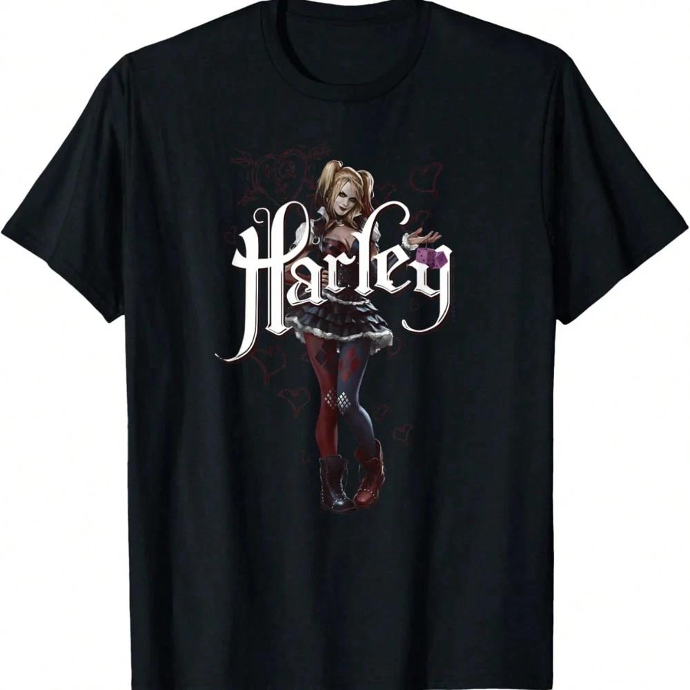 Cute BatUnisexs Arkham Knight Harley Quinn Inmate TShirt Unisex17 S