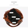 Large Capacity Black Brown Shoulder Bags For Women Large Shopper Bag Solid Color Soft Leather Crossbody Handbag Lady Travel Tote Bag
