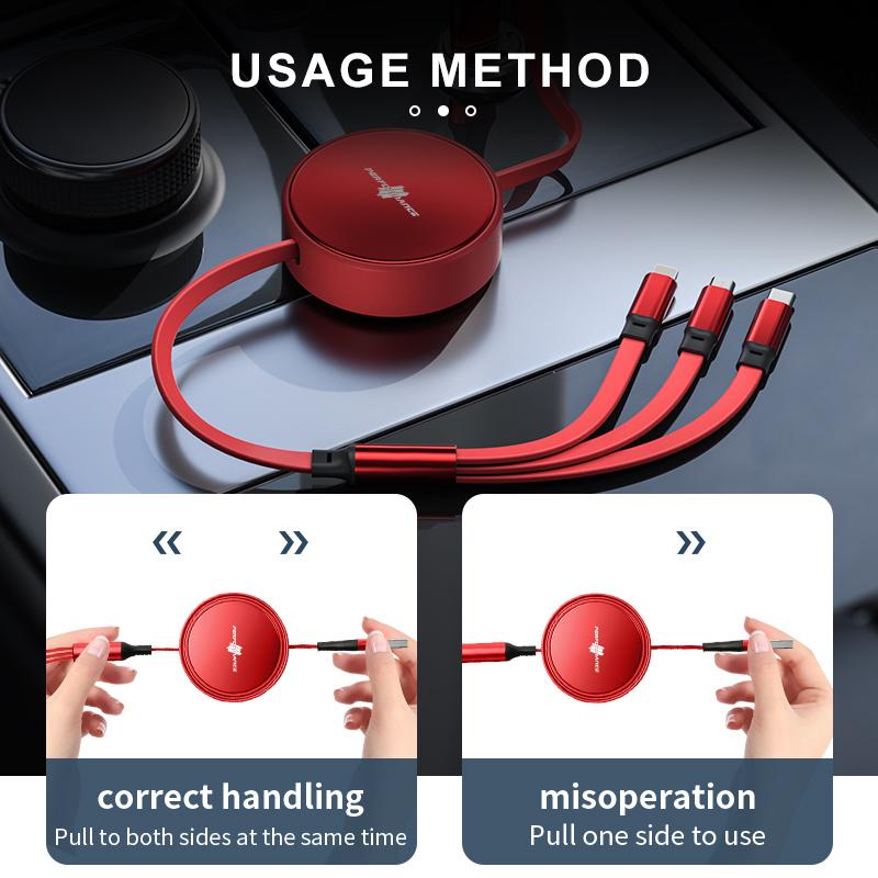 For BMW Mobile Data Cable Multifunctional Telescoping Fast Charging X1 X3 X5 E39 E46 E90 F20 E60 F30 E36 F10 E87 E70 E91