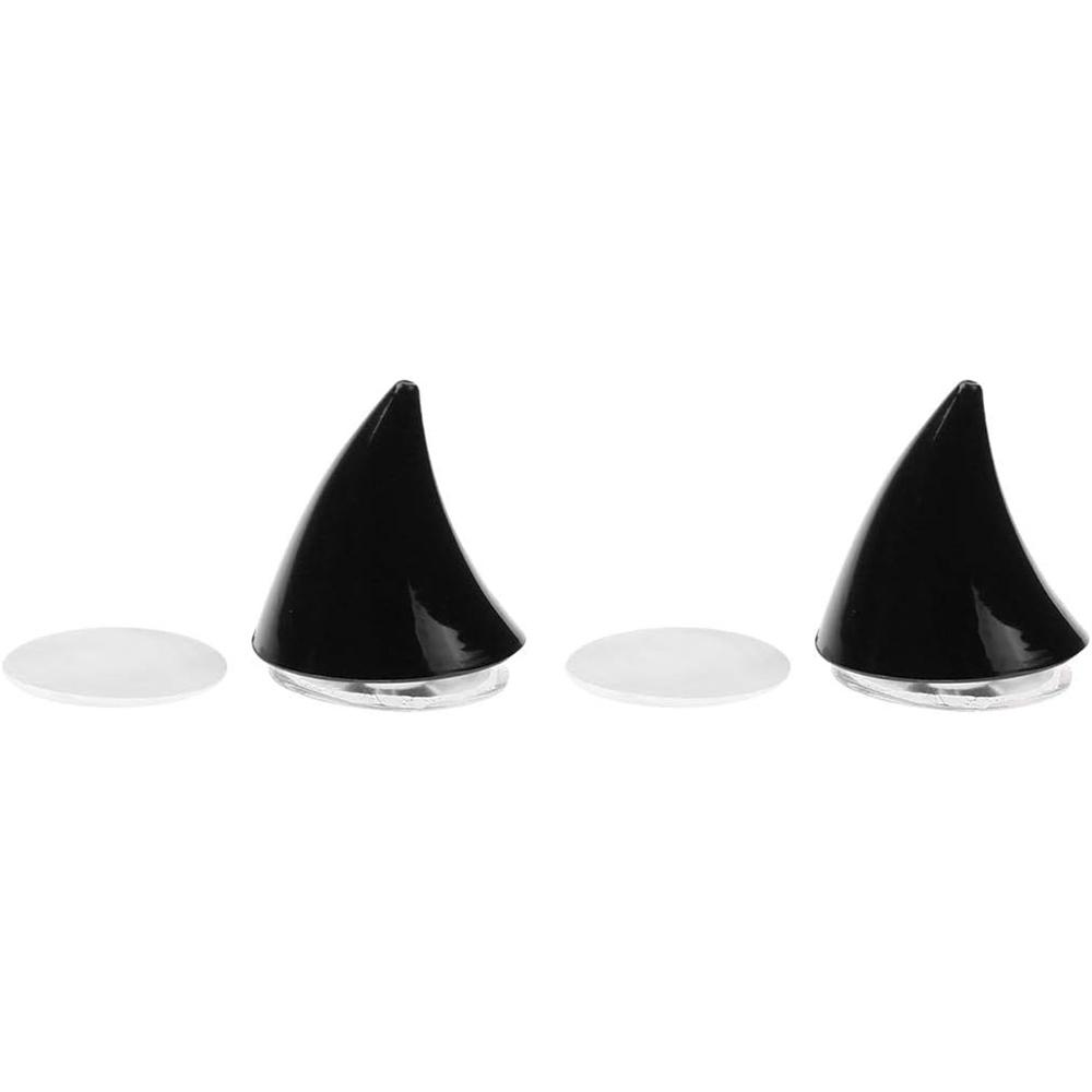 2Pcs Motorcycle Helmet Devil Horn with Rubber Suction Cups Helmet Decoration