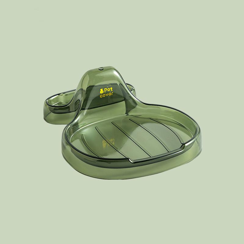 Houseeker Kitchen Pot Lid Holder Stable Base Pan Cover Shelf Convenient Tableware Storage Rack Kitchenware Organizer