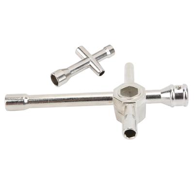 2 sztuk stalowe klucze krzyżowe tulei sześciokątny klucz do kół narzędzia do naprawy samochodów RC