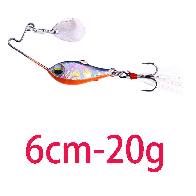 4g 8g 10g 15g 20g Fishing Lures Wobble Rotating Metal Vib Vibration Bait Fishing  Artificial Hard Baits Spinner Spoon Lure Pesca