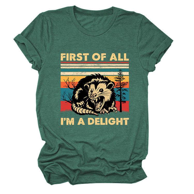Unisex Summer Delight Round Neck T-Shirt