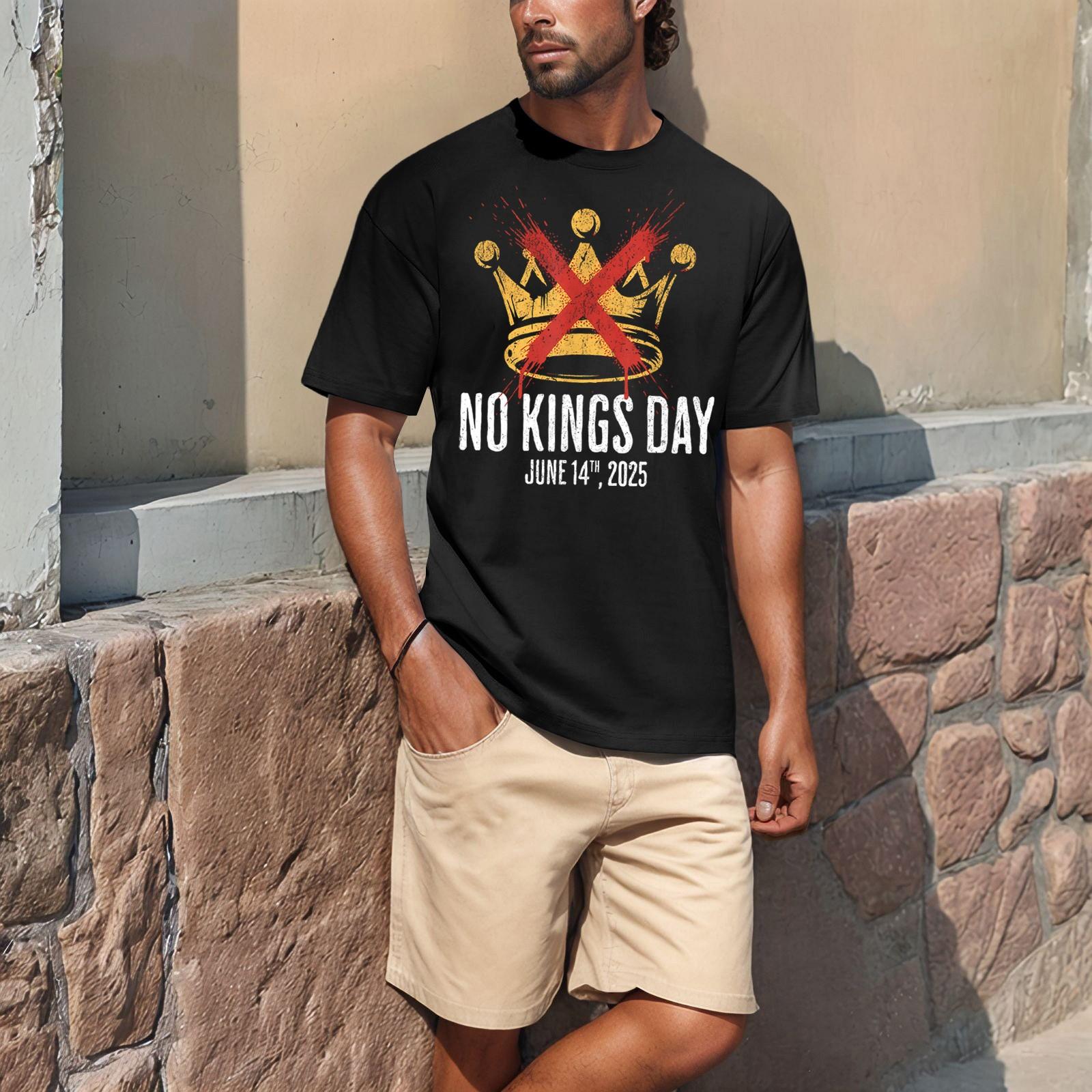 Летняя мужская популярная футболка с круглым вырезом и коротким рукавом с принтом L чёрный