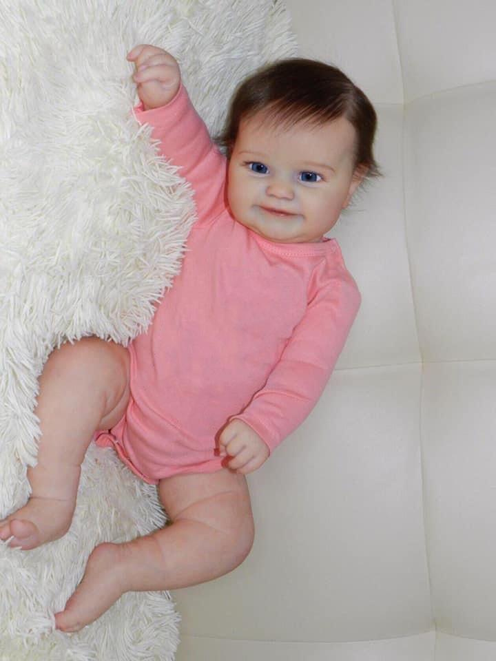50cm Realistic Silicone Baby Doll Maddie, Waterproof & Bathtime Ready 49cm Cloth Body как