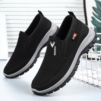 Shoes Men's Spring New One-pedal Old Beijing Cloth Shoes Light and Comfortable Middle-aged and Elderly Father Shoes Foreign Trade Men's Shoes