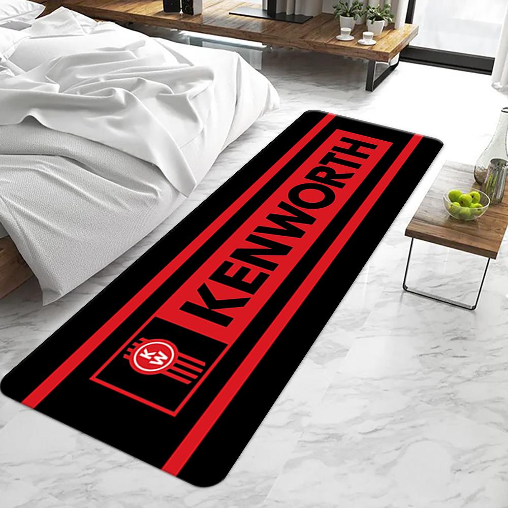 1 pcs Modern truck logo flannel printed carpets, balcony, corridor and porch carpets, bedroom bed blankets, home decoration