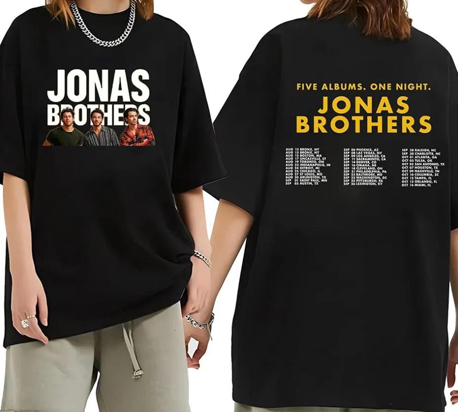 Jonas Brothers Five Albums One Night The Tour 2023 Shirt, Jonas Brothers S