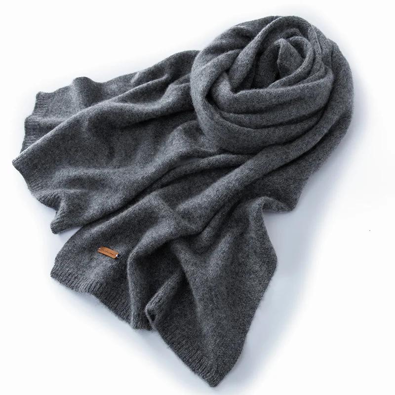 Women 100% Pure Cashmere Scarf Winter Warm Soft Cozy Knit Long Wrap Fashion Casual Neck Warmer Cold Weather Accessory