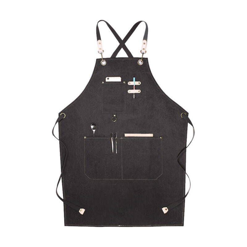 Vesper Canvas Apron (Charcoal)