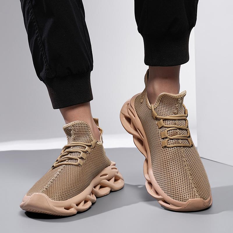 Men Casual Sports Shoes Breathable Lightweight Sneakers Outdoor Mesh Black Running Shoes Athletic Jogging Tennis Walking Shoes