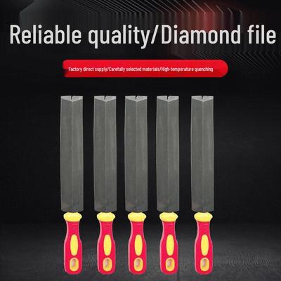 6-Inch Diamond Steel Woodworking File & Metal Sharpener