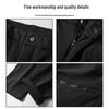 Men's Plus Size Fleece-Lined Straight Leg Outdoor Casual Pants