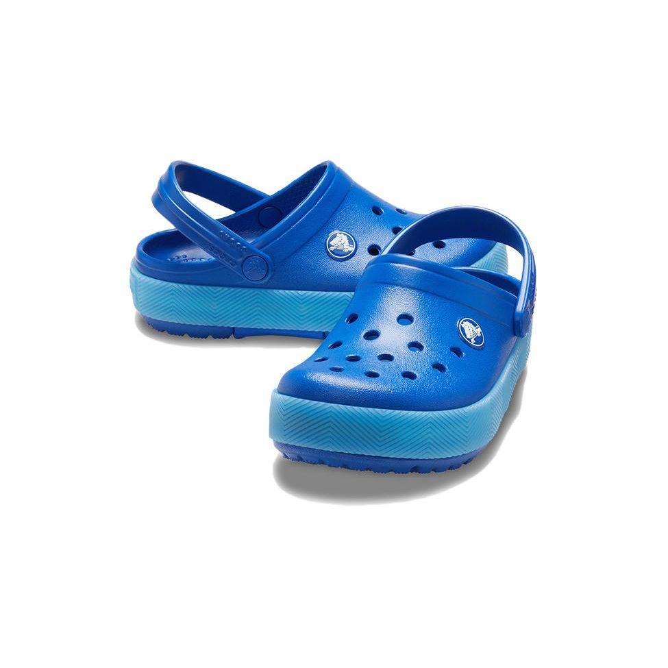 Crocs Resin Casual Versatile Childrens Sandals Kids Sandals Deep-Blue 210465-4PA