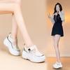 thick-soled muffin inner height-increasing sandals women's small white shoes summer new hollowed-out outer grandma shoes