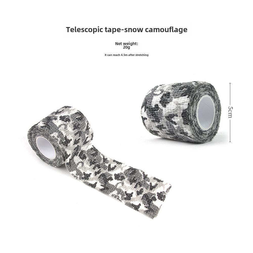 Bandă de camuflaj retractabilă autoadezivă pentru vânătoare, ciclism, mașini