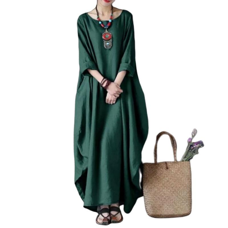 Artsy Plus-size Long Dress