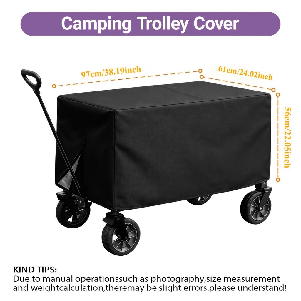Multifunctional Foldable Cart Cover, Suitable for Most Outdoor Utility Carts. Suitable for Various Weather Conditions.