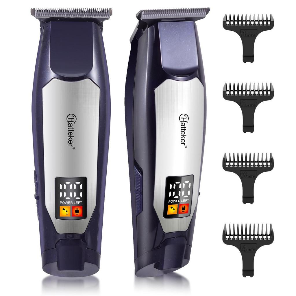 Hair Clipper Rechargeable Haircut Machine Cordless Digital Display Hair Cutting Machine Professional Zero Cutting Machine
