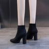 Woman Short Shoes Autumn New In Pointed Toe Booties Y2k Spring 2025 On Offer Designer Luxury Pu Hot Rock Ankle Boots for Women