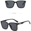 New Personalized Men Sunglasses Outdoor Fashion Trend Large Frame Sun Glasses for Women Retro Curved Lens Sunshade Eyewear Uv400