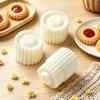 Detachable Plastic Mooncakes Press Molds, Double-Ended Pastry Shaper with Reversible Edges for Cookie, Candy, Mousse Dessert, and Pastries
