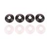4PCS 15mm Radiator Pipe Collars Cover Triangle Valve Plastic Decorative Cover Round Snap Type Faucet Plumbing Pipe Cover