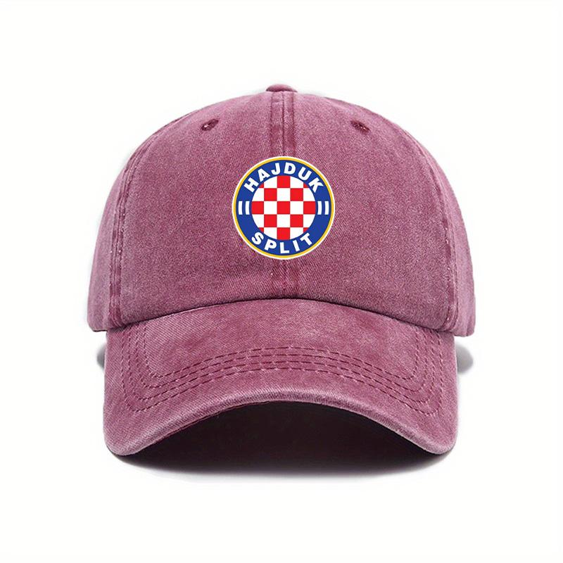 

Washed and Distressed Peaked Cap Japanese Style Spring and Summer Soft Top Retro Peaked Cap Curved Brim Versatile Casual Outdoor Baseball Cap красный