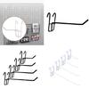 10Pcs Versatile Pegboard Hooks Grid Wall Mesh Retail Display Shop Peg Goods Shelf Minimalist Panel Pegboard Hooks