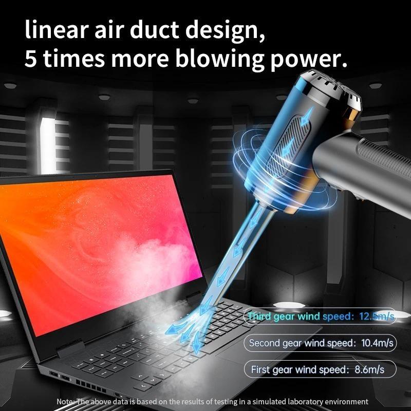 Household Computer Keyboard Cleaner Portable Compressed Air Duster Rechargeable Electric Air Blower